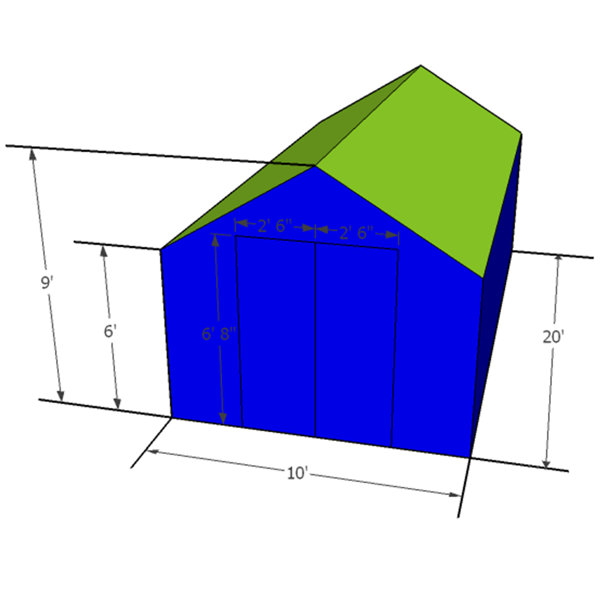 EZ Frames 10 ft. W x 20 ft. D Greenhouse Kit & Reviews Wayfair